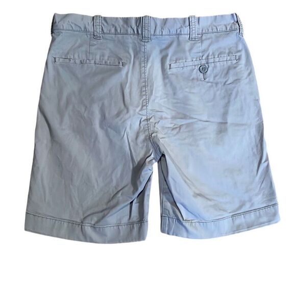 J Crew Flex Chino Men’s Size 30 Lt Grey Flat Front Shorts with Belt Loops - Picture 3 of 7